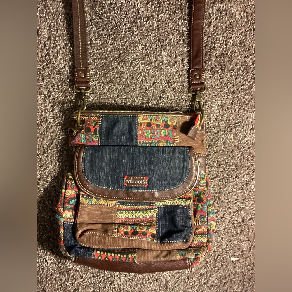 Sakroots bohemian hippy chic crossbody bag